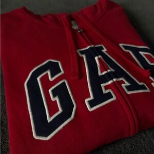 GAP Scarlet Hoodie with Midnight Blue Logo